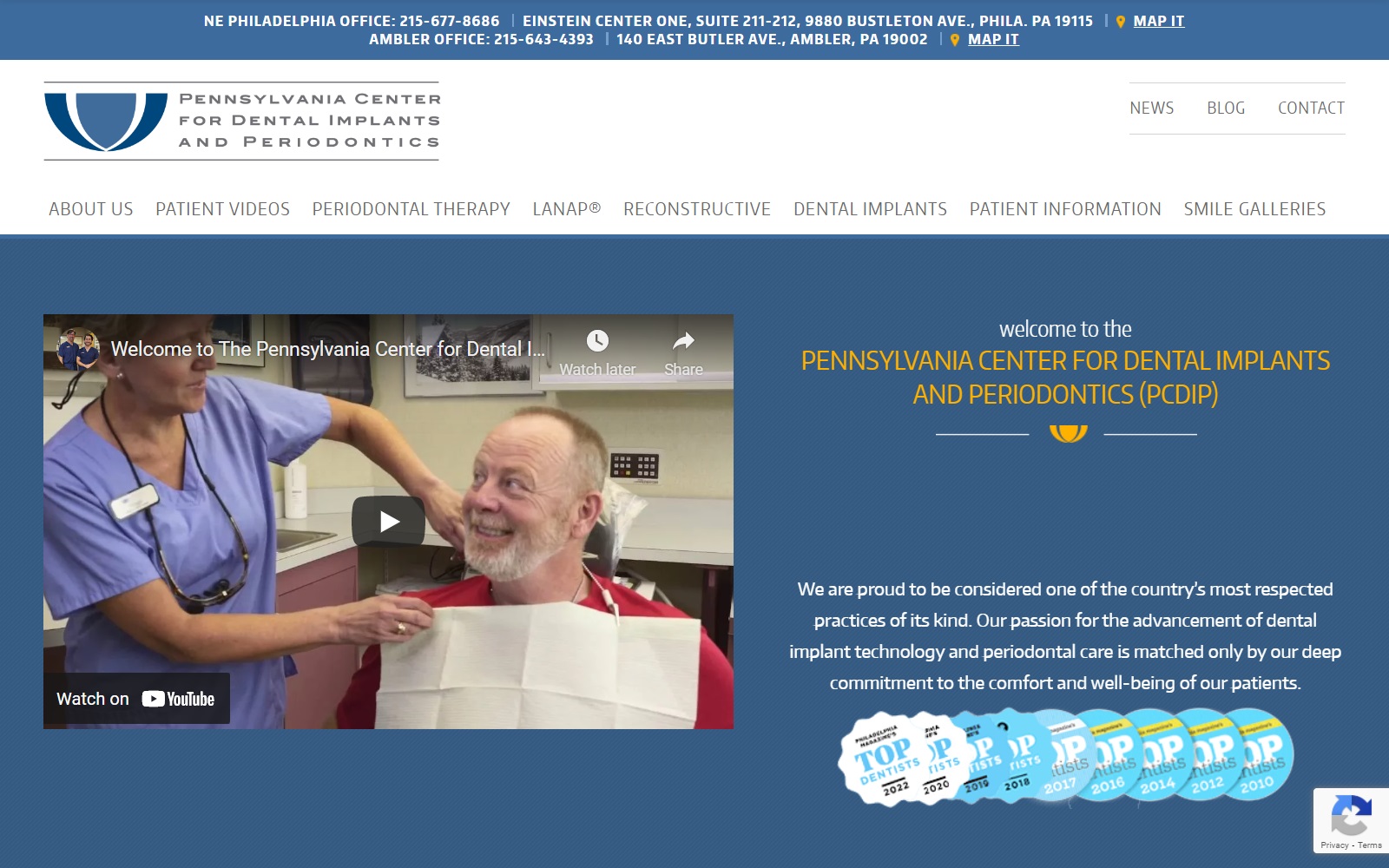 padentalimplants.com screenshot