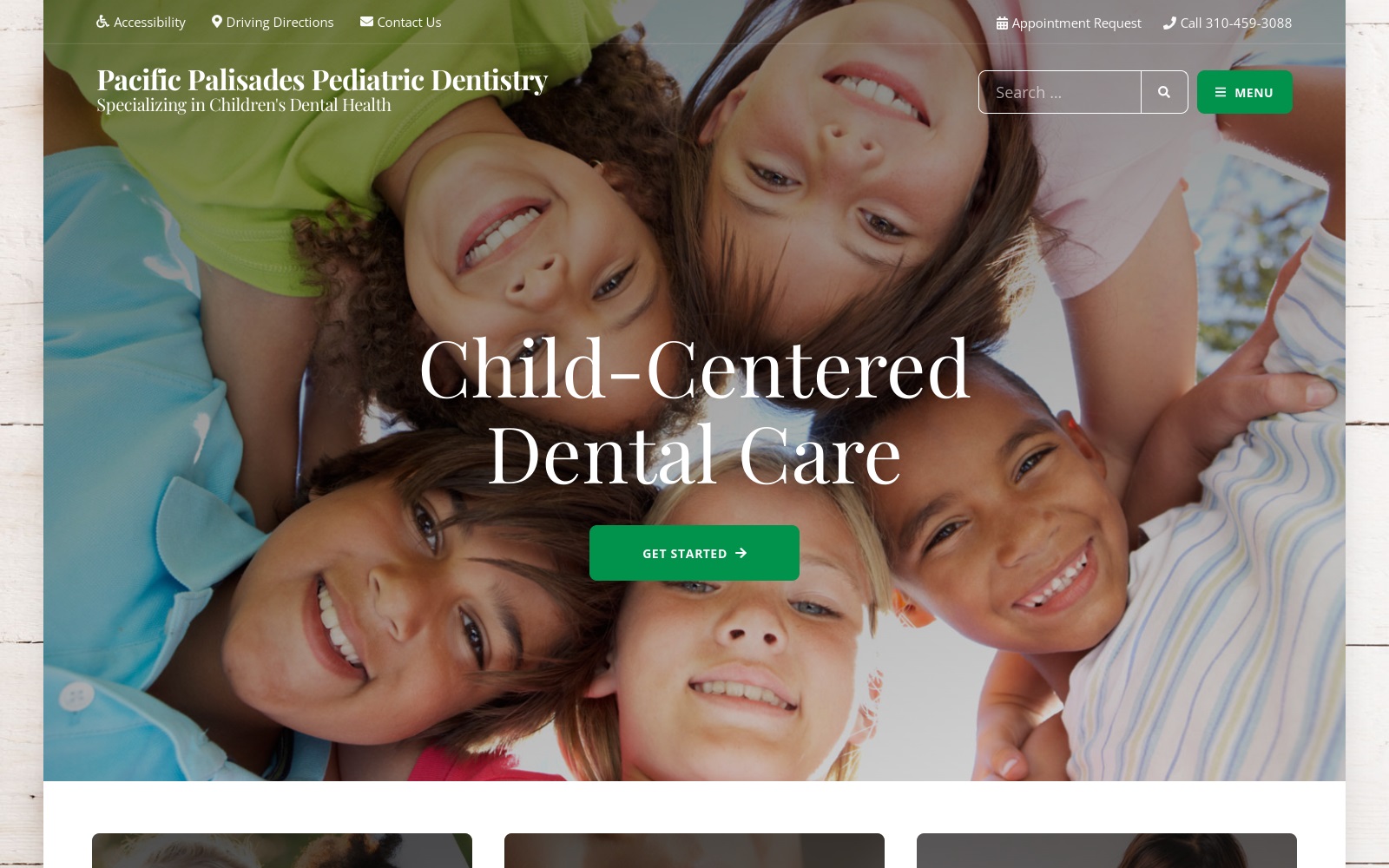 palikidsmiles.com screenshot