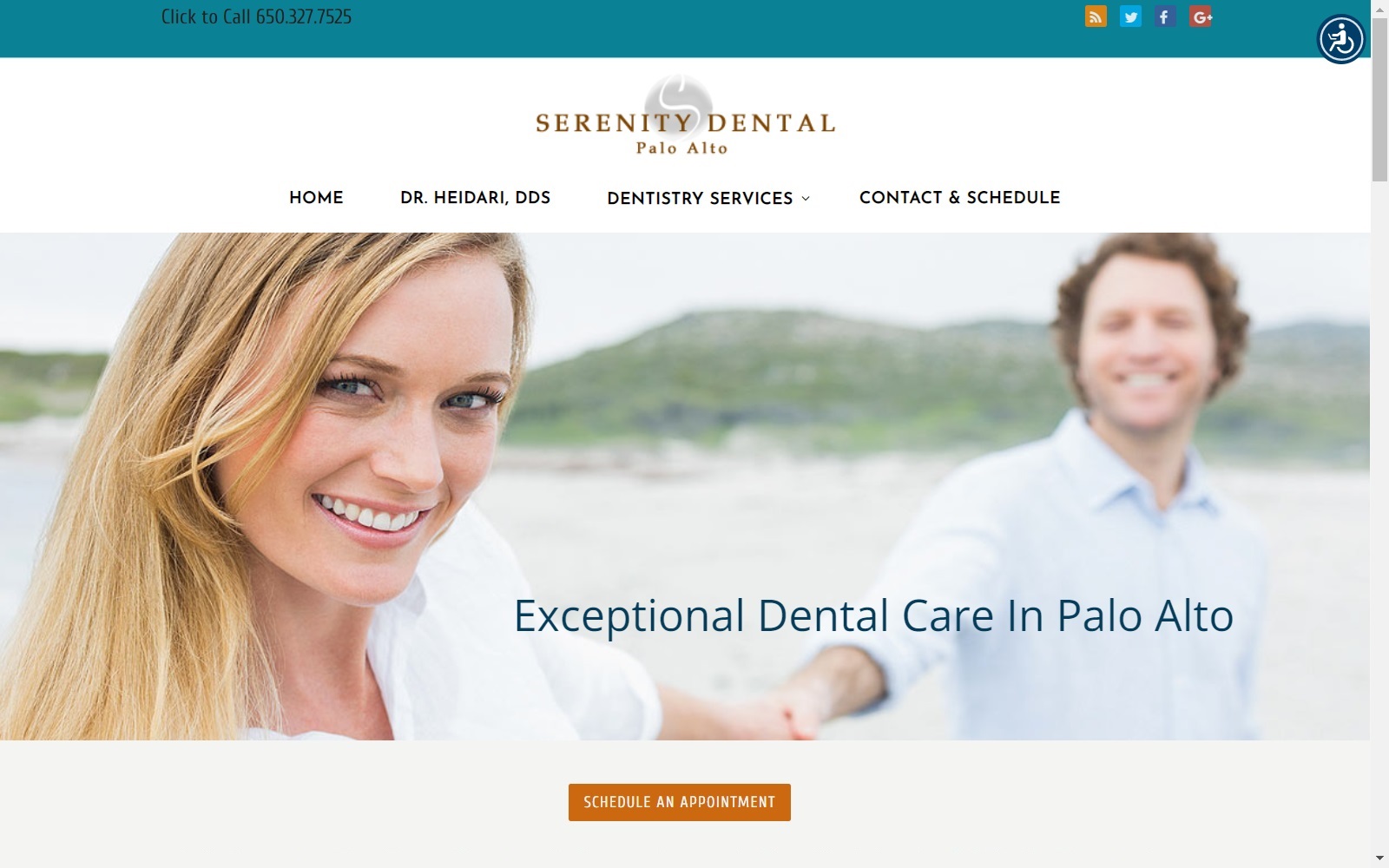 paloaltodentistry.com screenshot