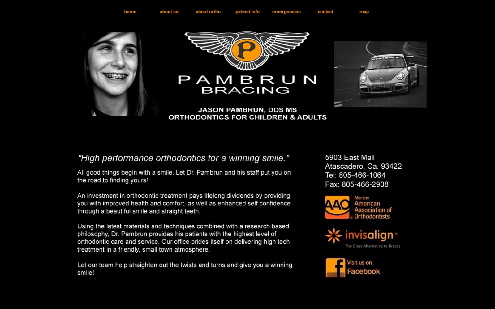 pambrunbracing.com screenshot