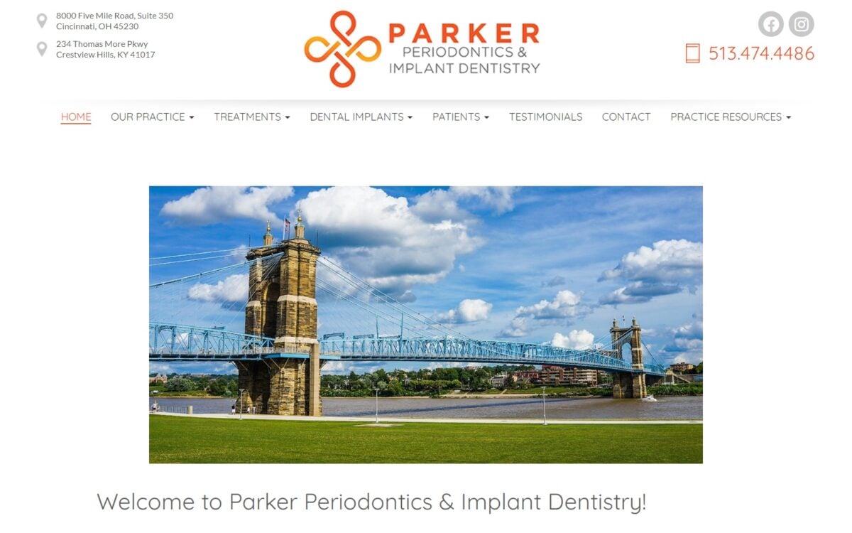 parkerperio.com screenshot