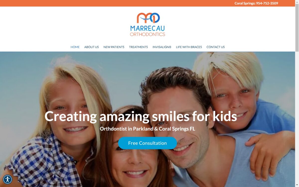 parklandortho.com screenshot