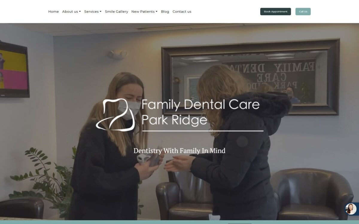 parkridgefamilydds.com screenshot