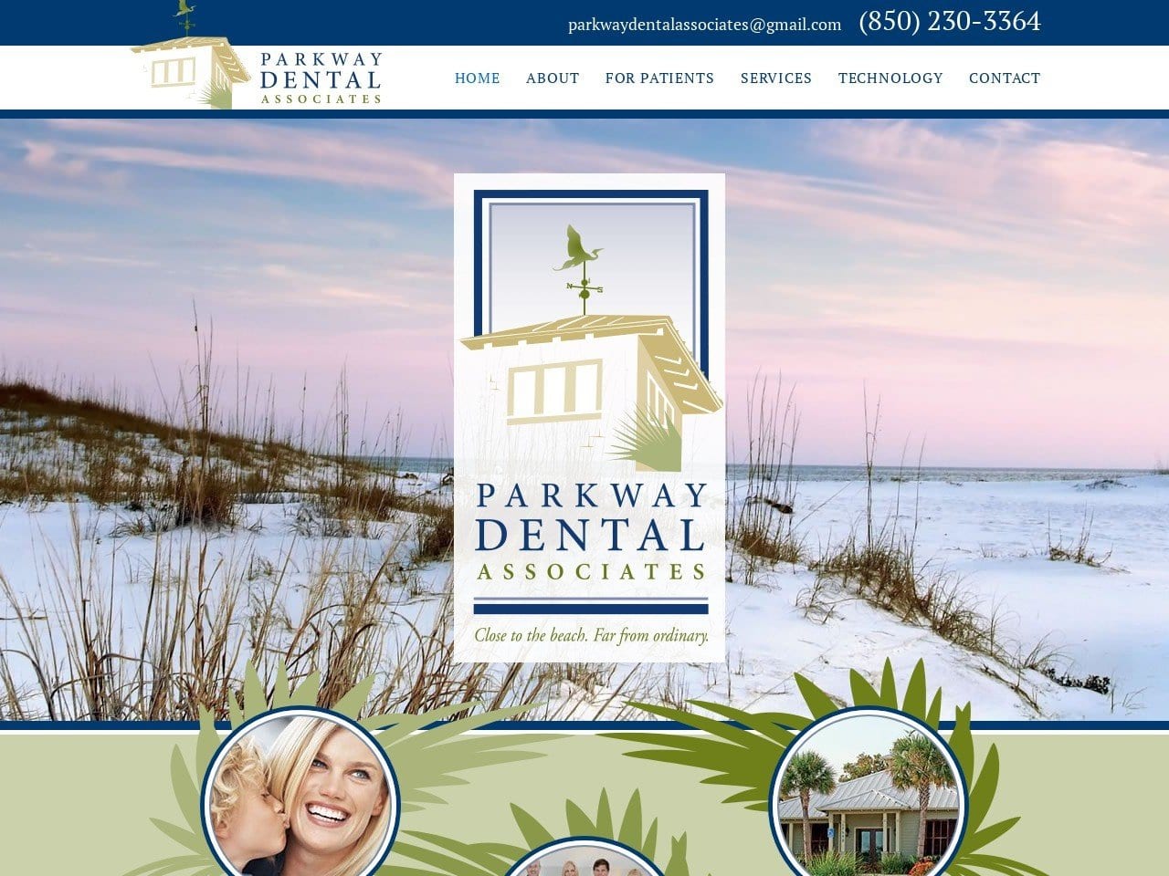 Parkway Dental  Assoc Website Screenshot from parkwaydentalassoc.com