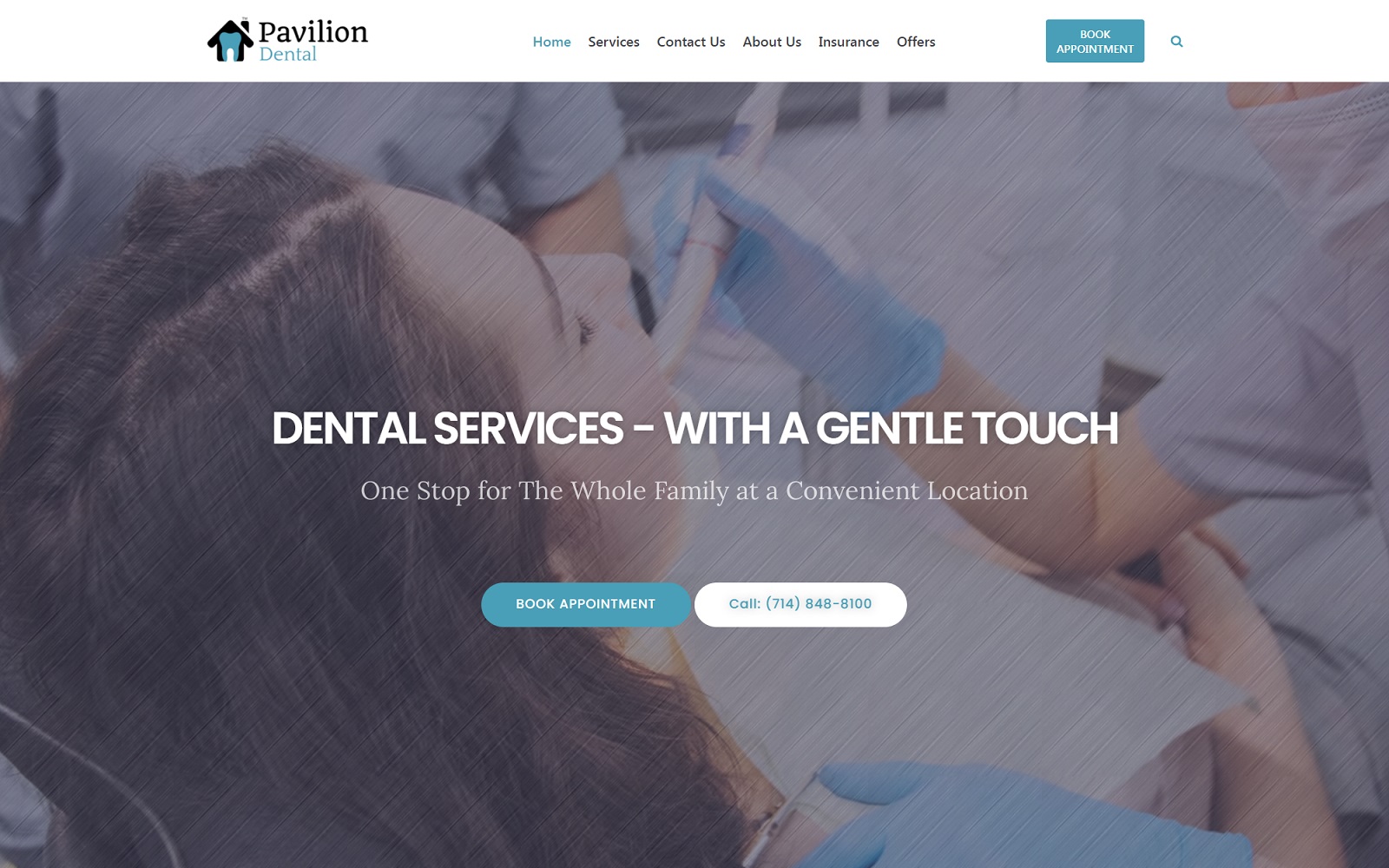 paviliondental.com screenshot