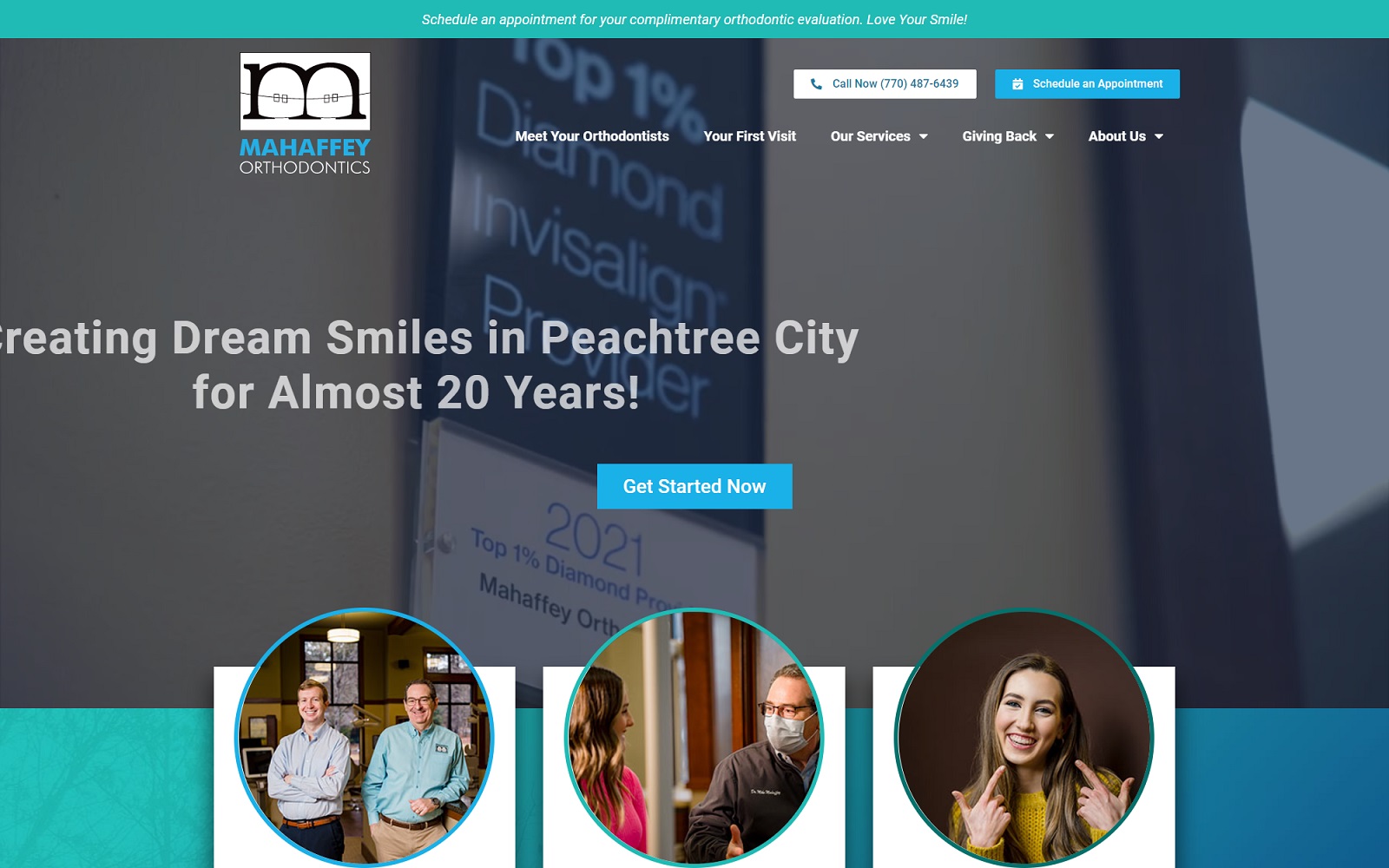 peachtreecitybraces.com screenshot