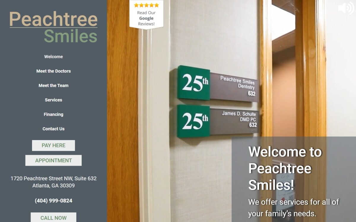 peachtreesmiles.com screenshot