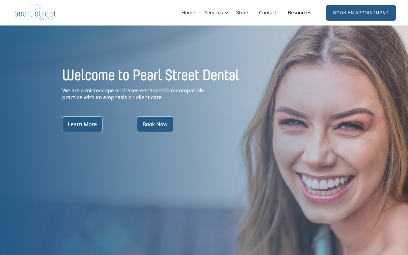 pearlstreetdental.com screenshot