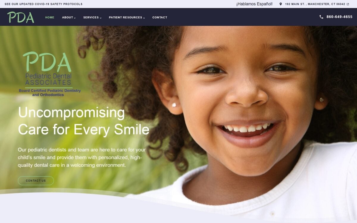 pediatricdental.com screenshot