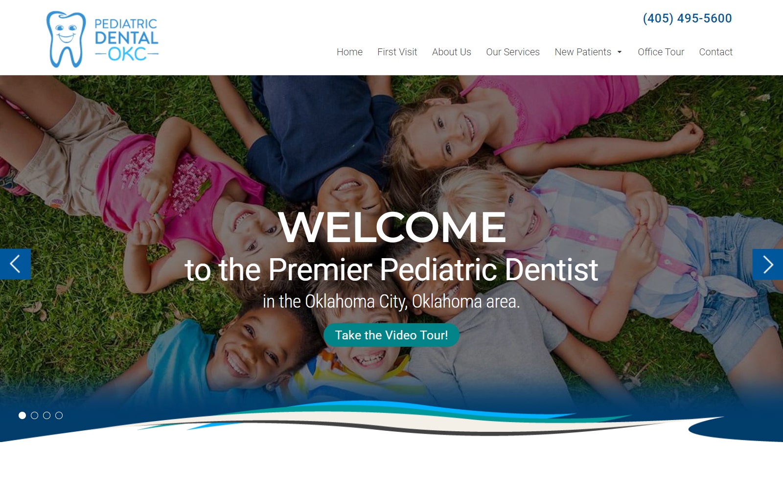 pediatricdentalokc.com screenshot