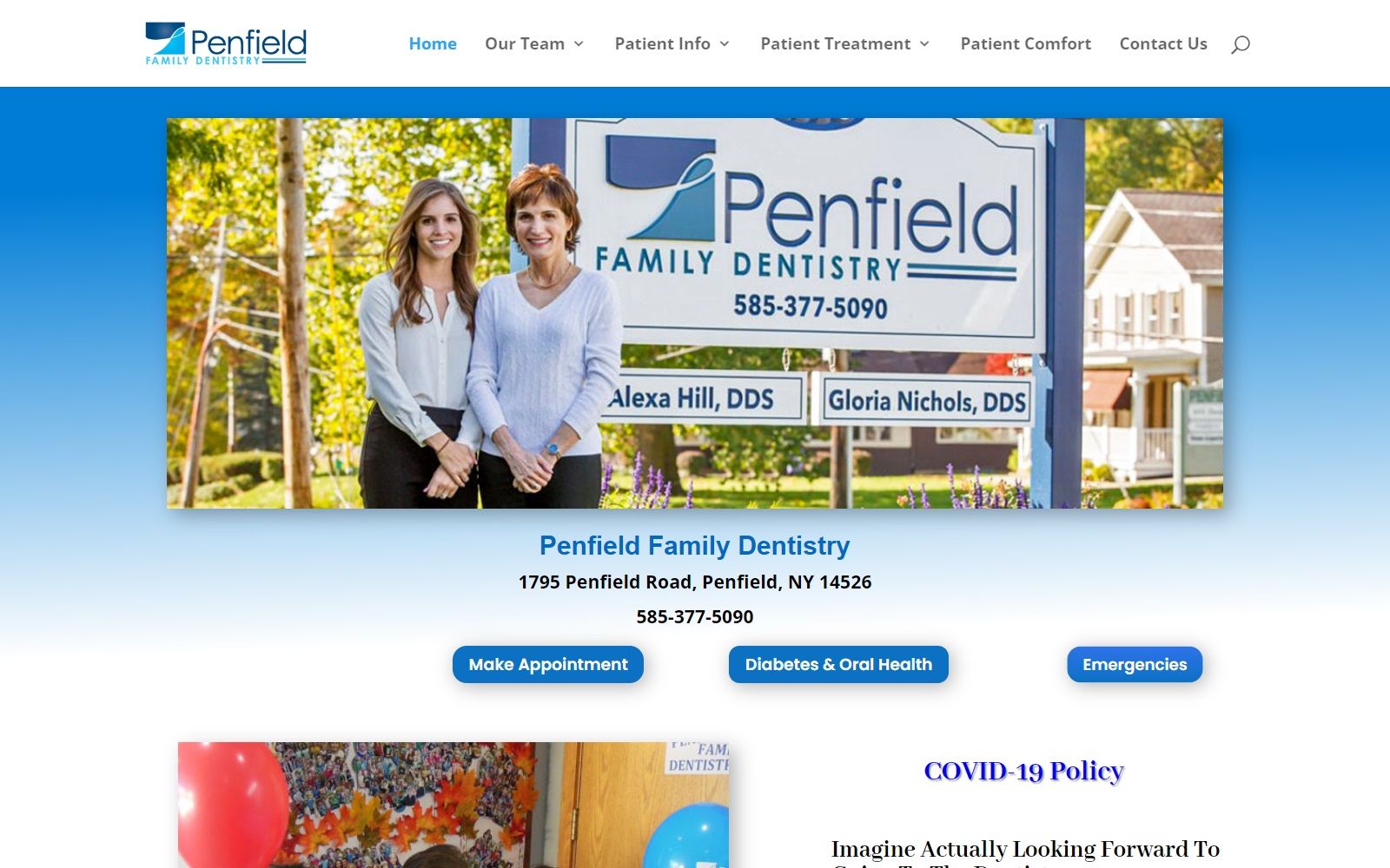 penfieldfamilydentistry.com screenshot