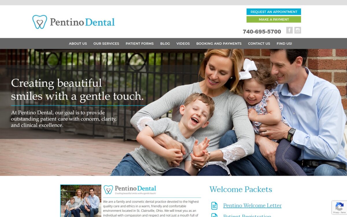 pentinodental.com screenshot