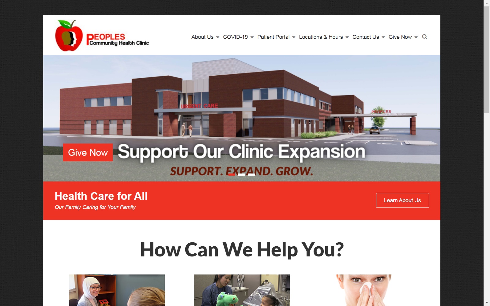 peoples-clinic.com screenshot