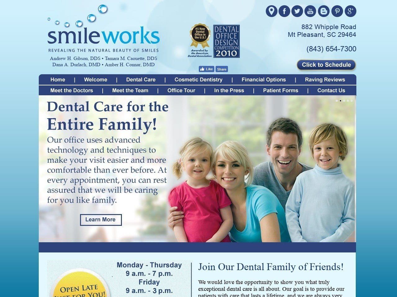 Perfect Dentists Website Screenshot from perfectdentists.com