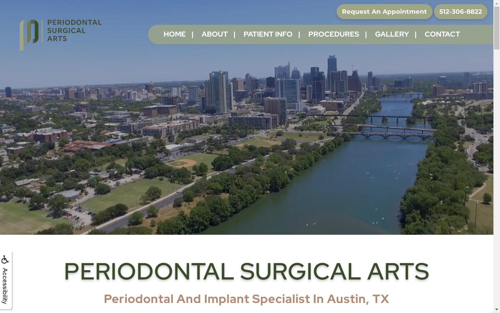 periosurgicalarts.com screenshot