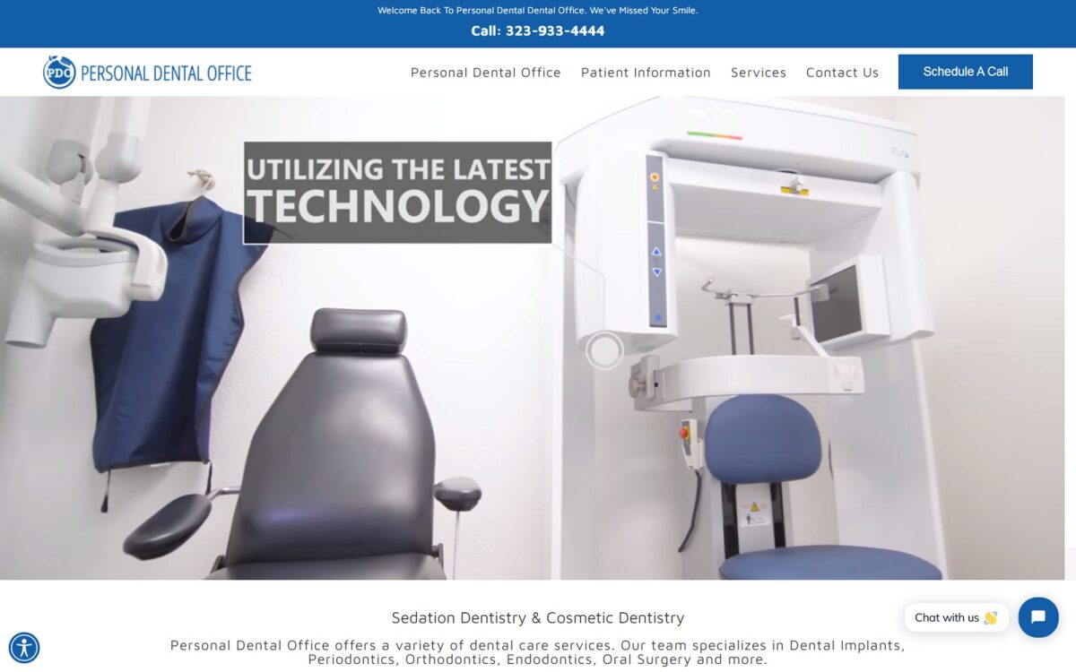 personaldentaloffice.com screenshot