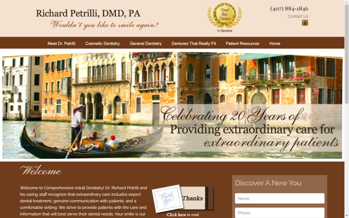 petrillidmd.com screenshot