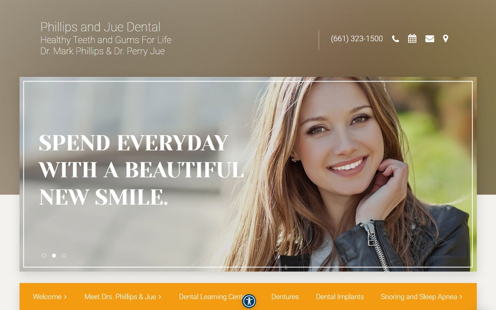 phillipsandjuedental.com screenshot