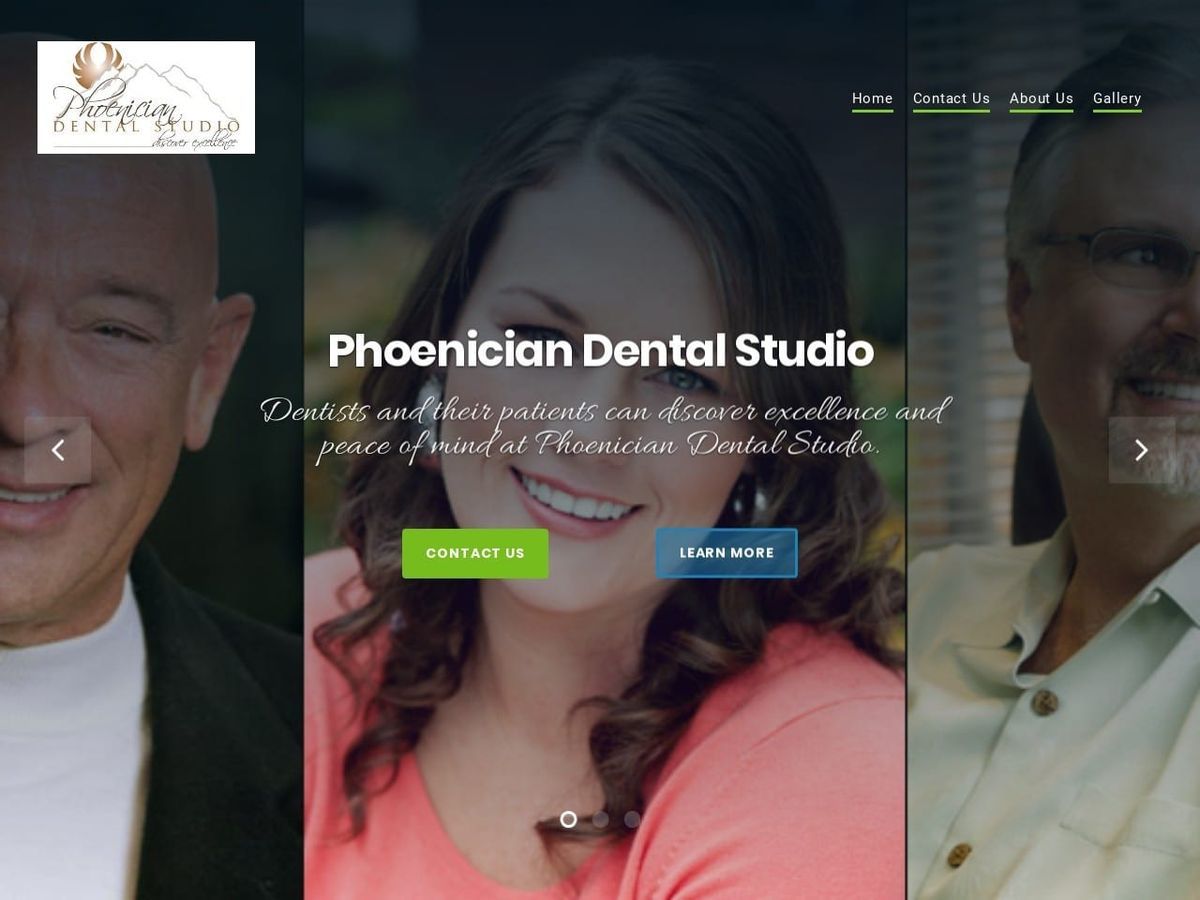 Phoenician Dental Studio Website Screenshot from phoeniciandental.com