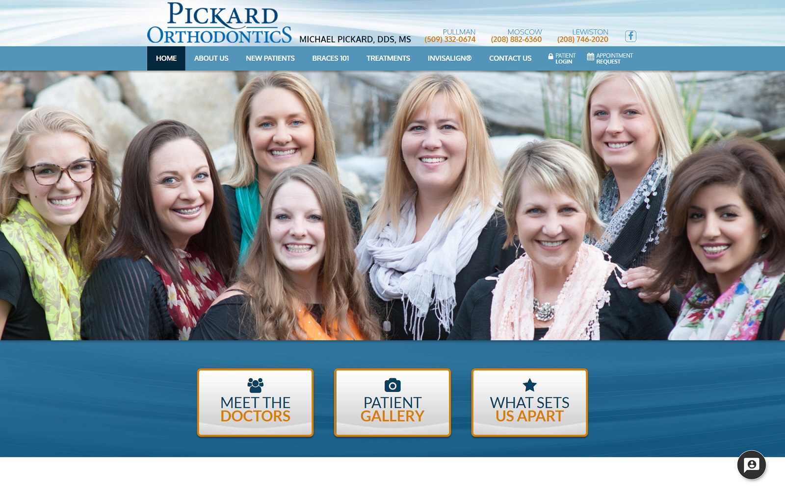 pickardortho.com screenshot