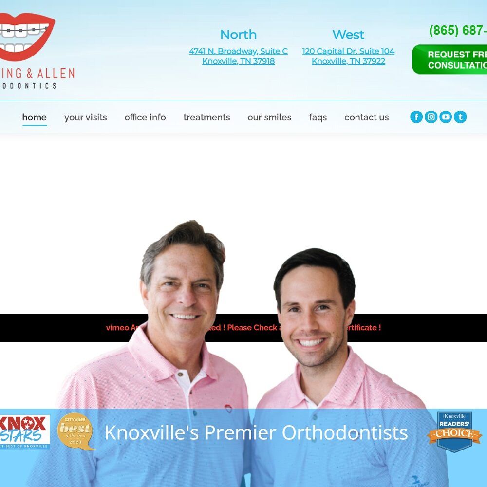 pickeringorthodontics.com screenshot