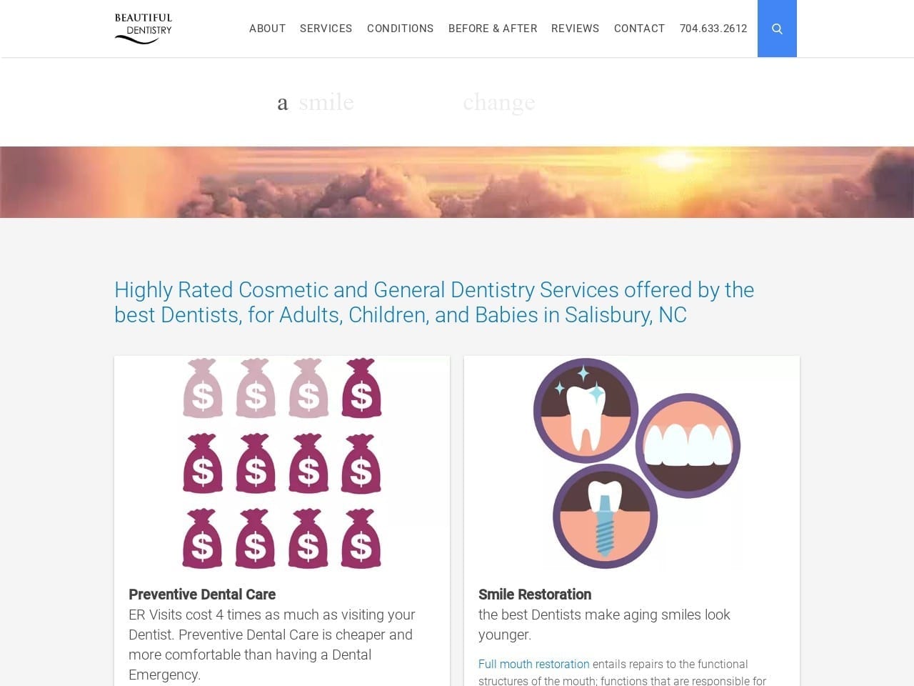 Beautiful Dentistry Hetal Amin Website Screenshot from piedmontdds.com