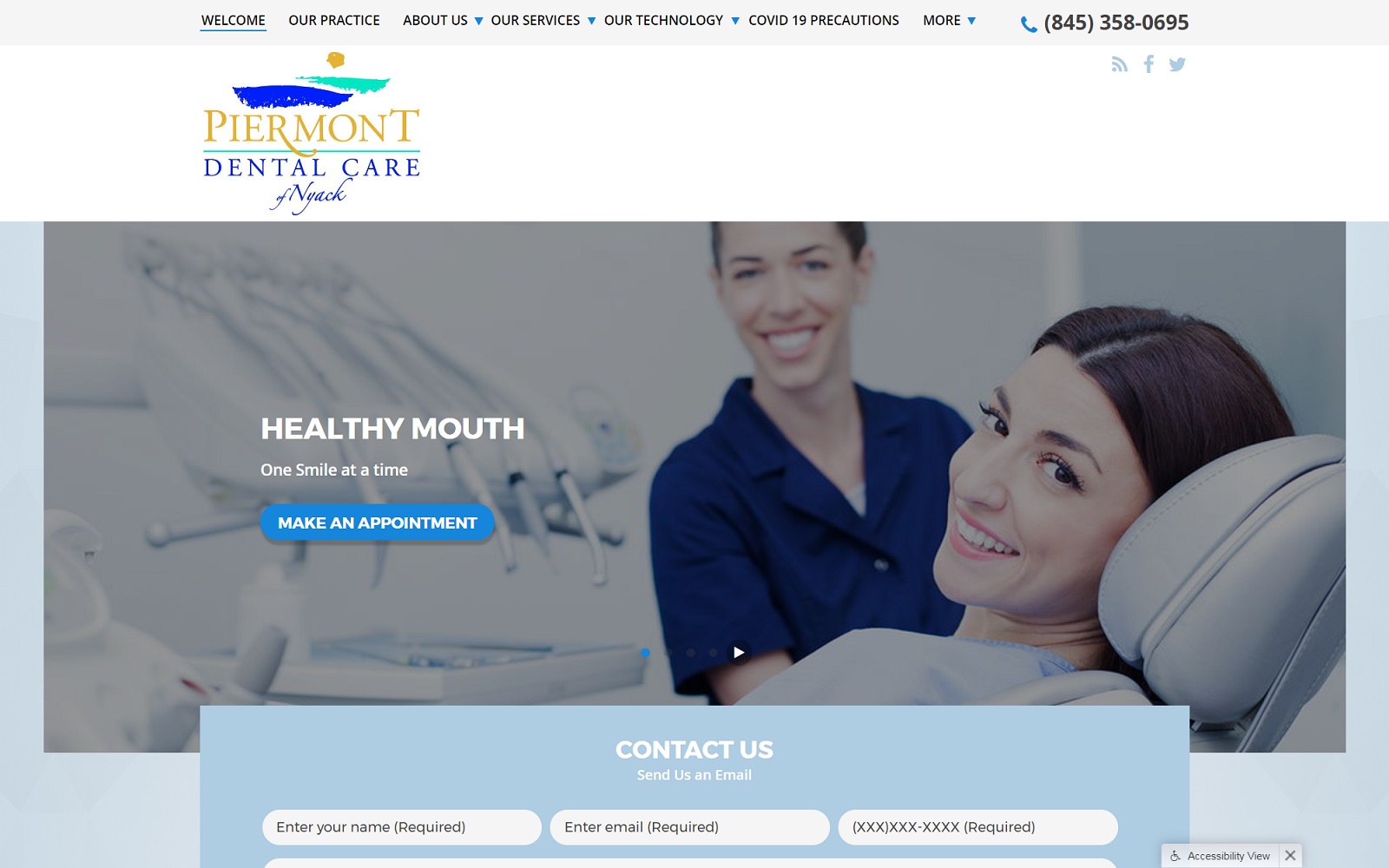 piermontdental.com screenshot