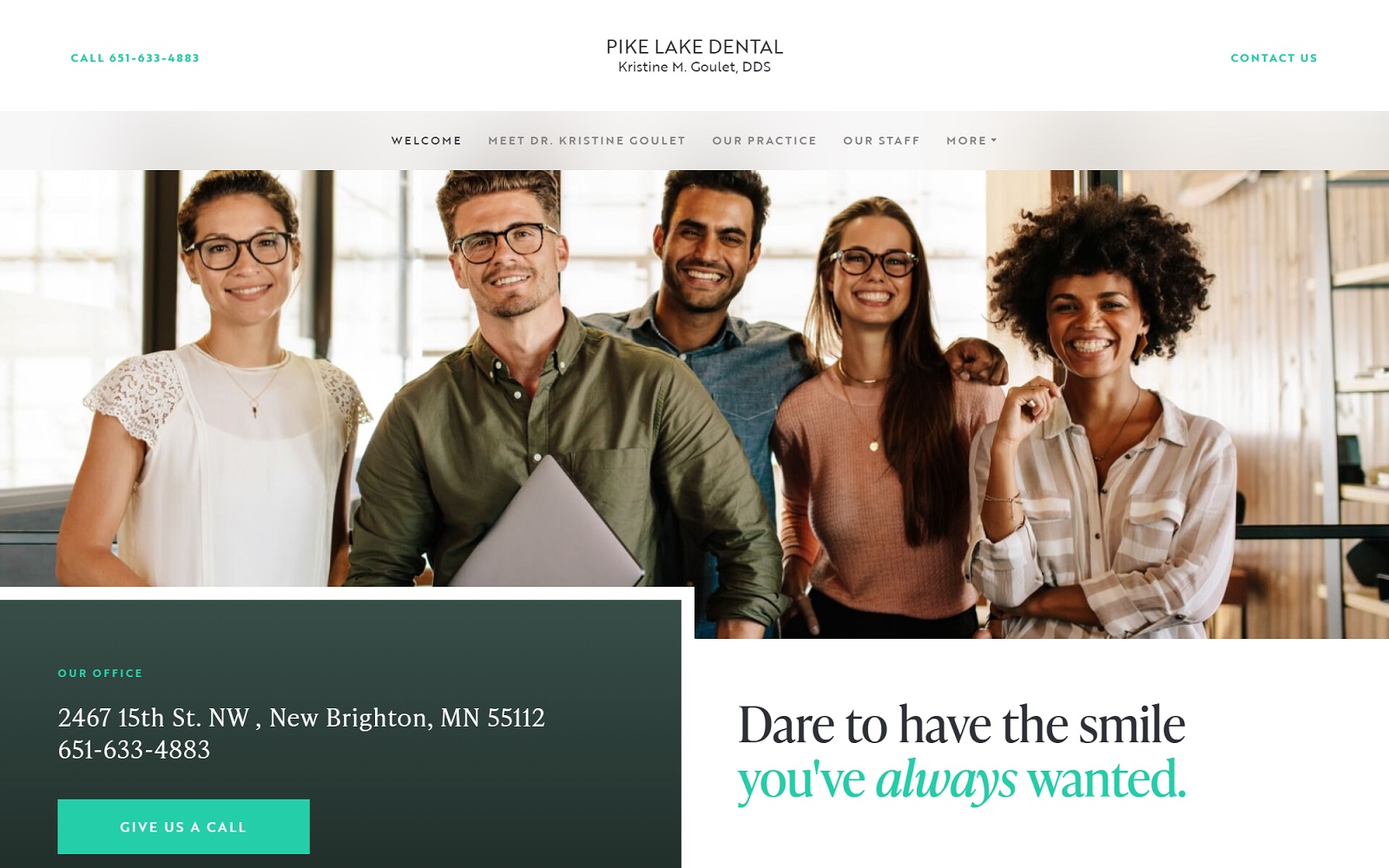 pikelakedental.com screenshot