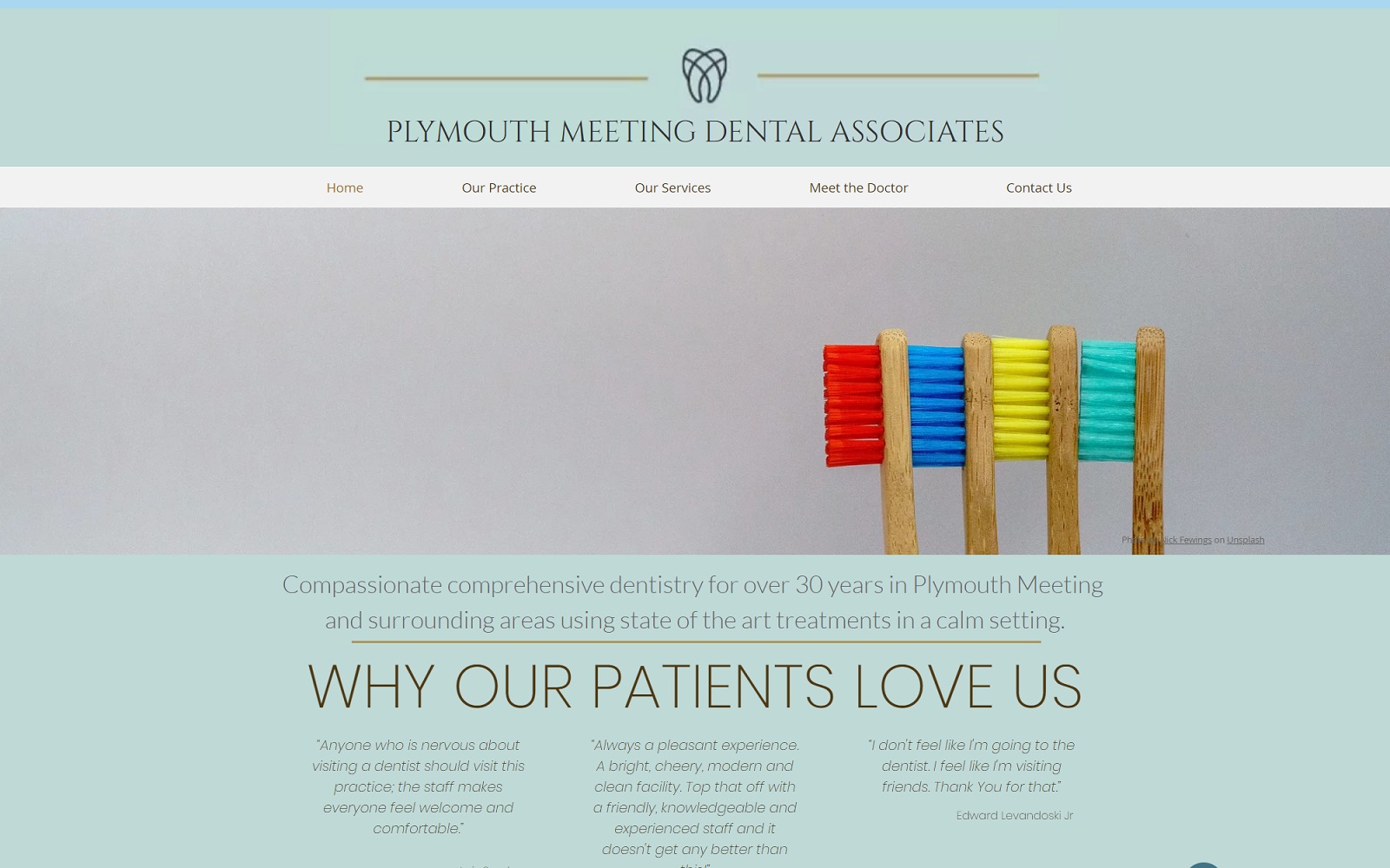 plymouthmeetingdentist.com screenshot