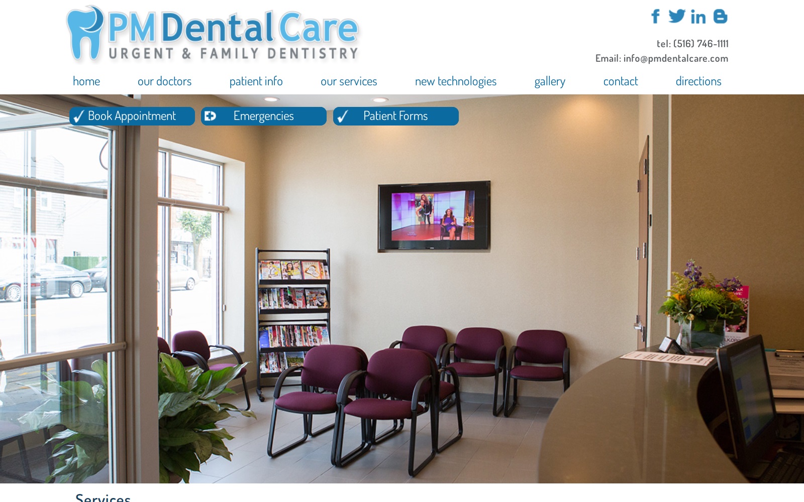 pmdentalcare.com screenshot