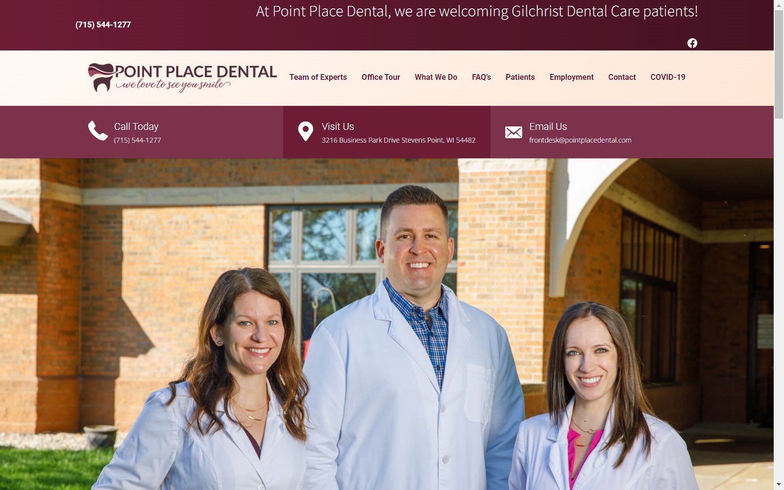 pointplacedental.com screenshot