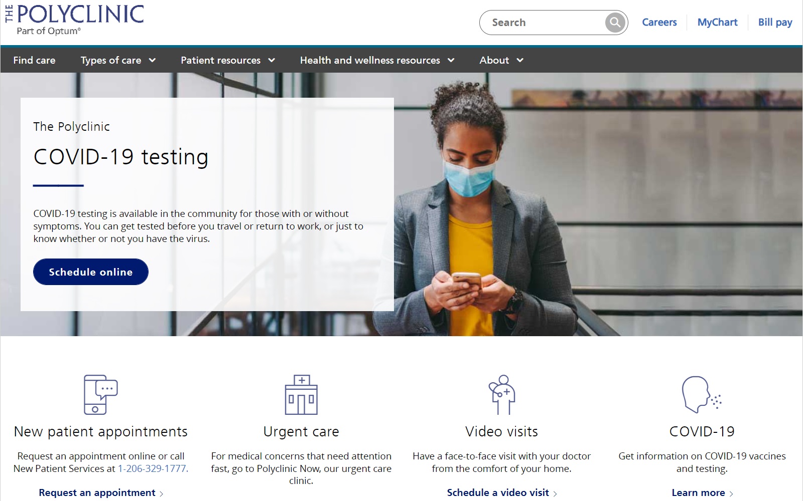 polyclinic.com screenshot