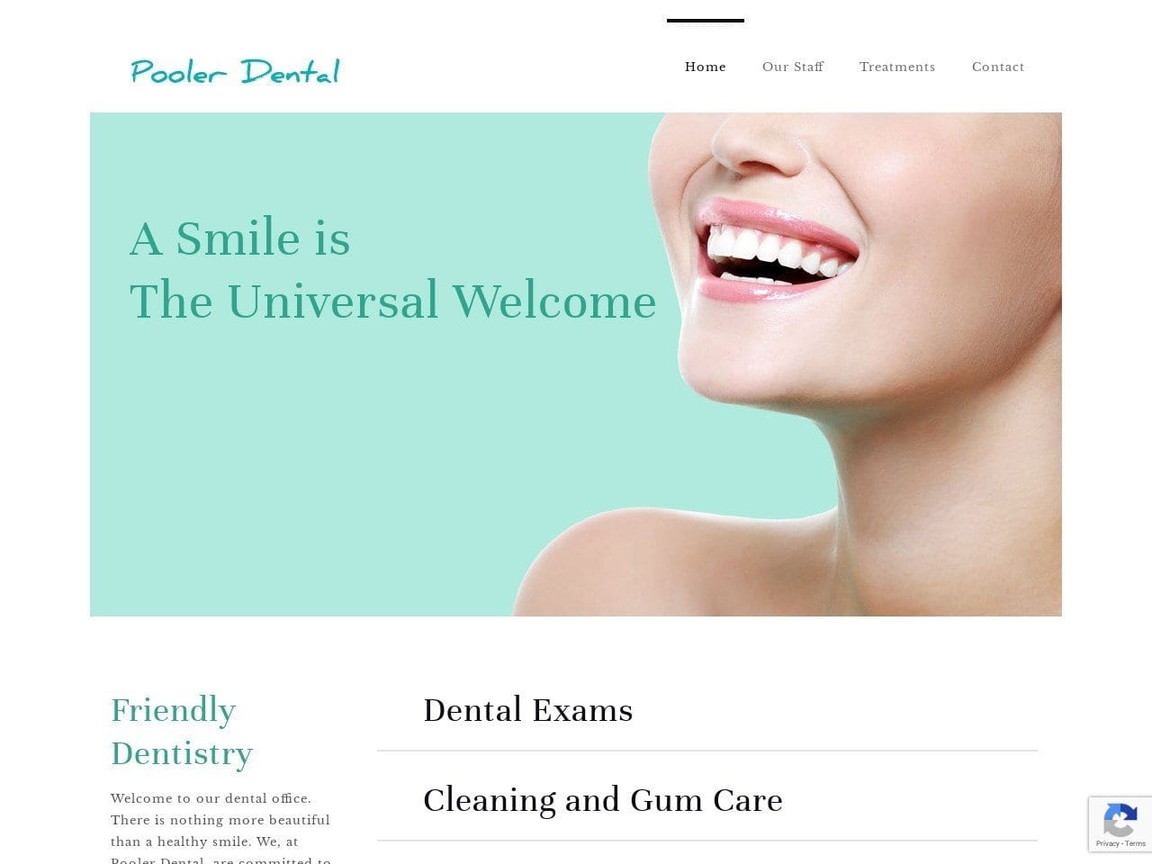 Dr. Diane M. Pooler DDS Website Screenshot from poolerdental.com