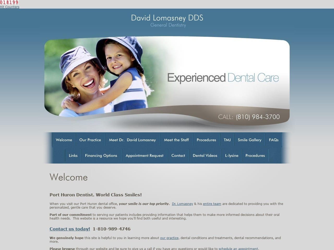 Port Huron Dentist Website Screenshot from porthurondentist.com