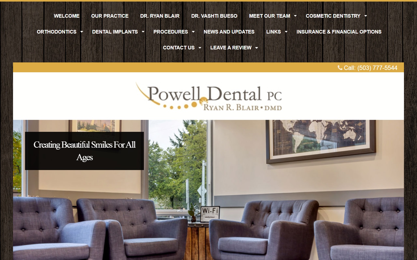 powelldental.com screenshot