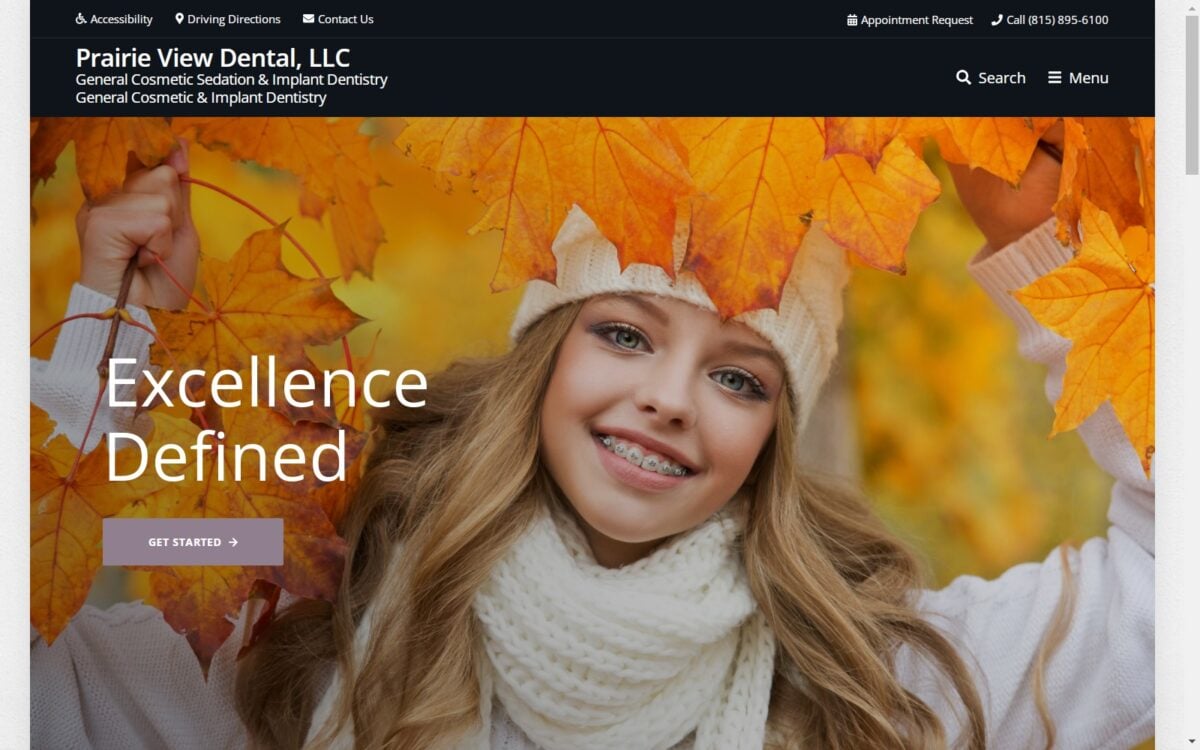 prairieviewdental.com screenshot