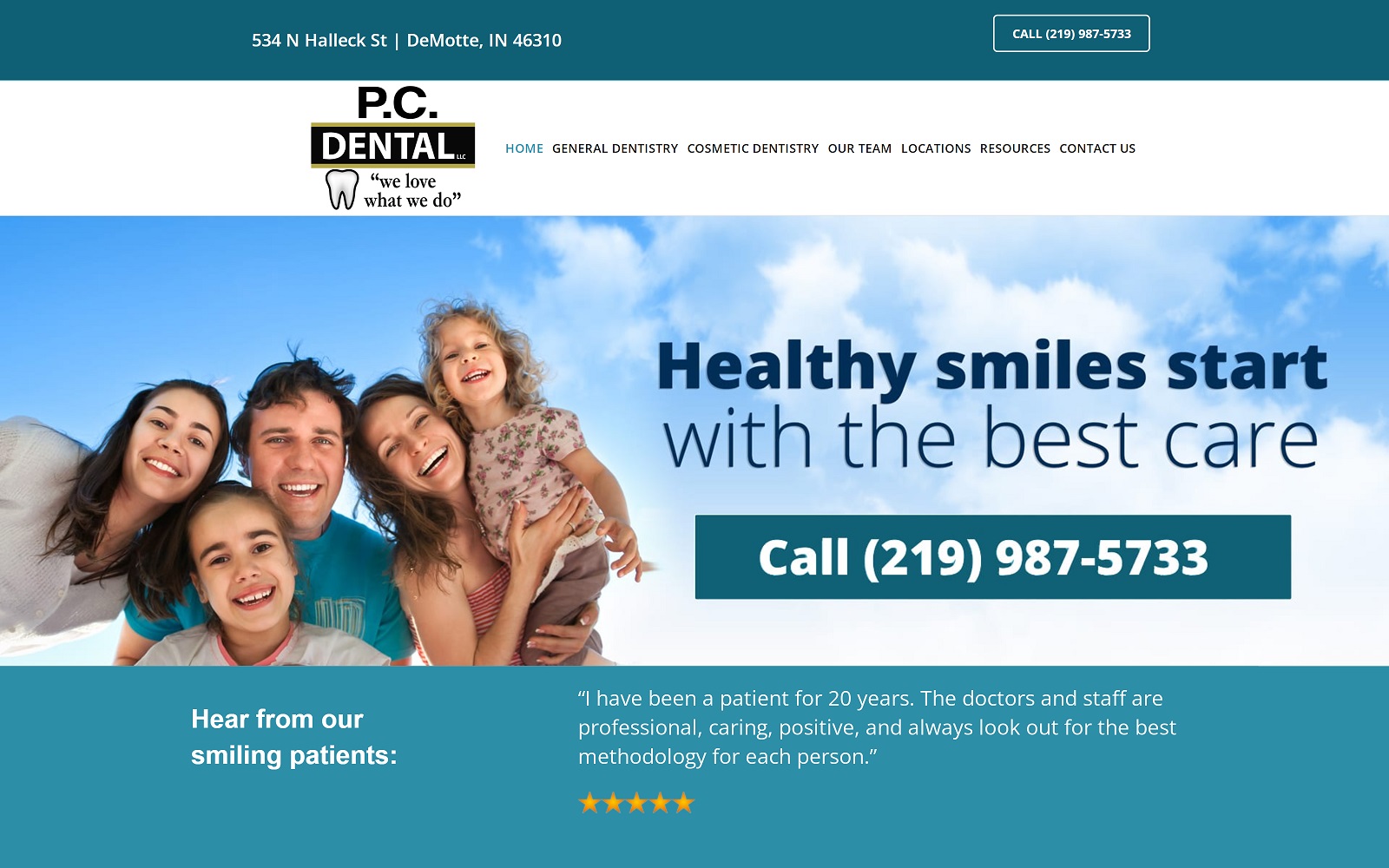 preferredchoicedental.com screenshot