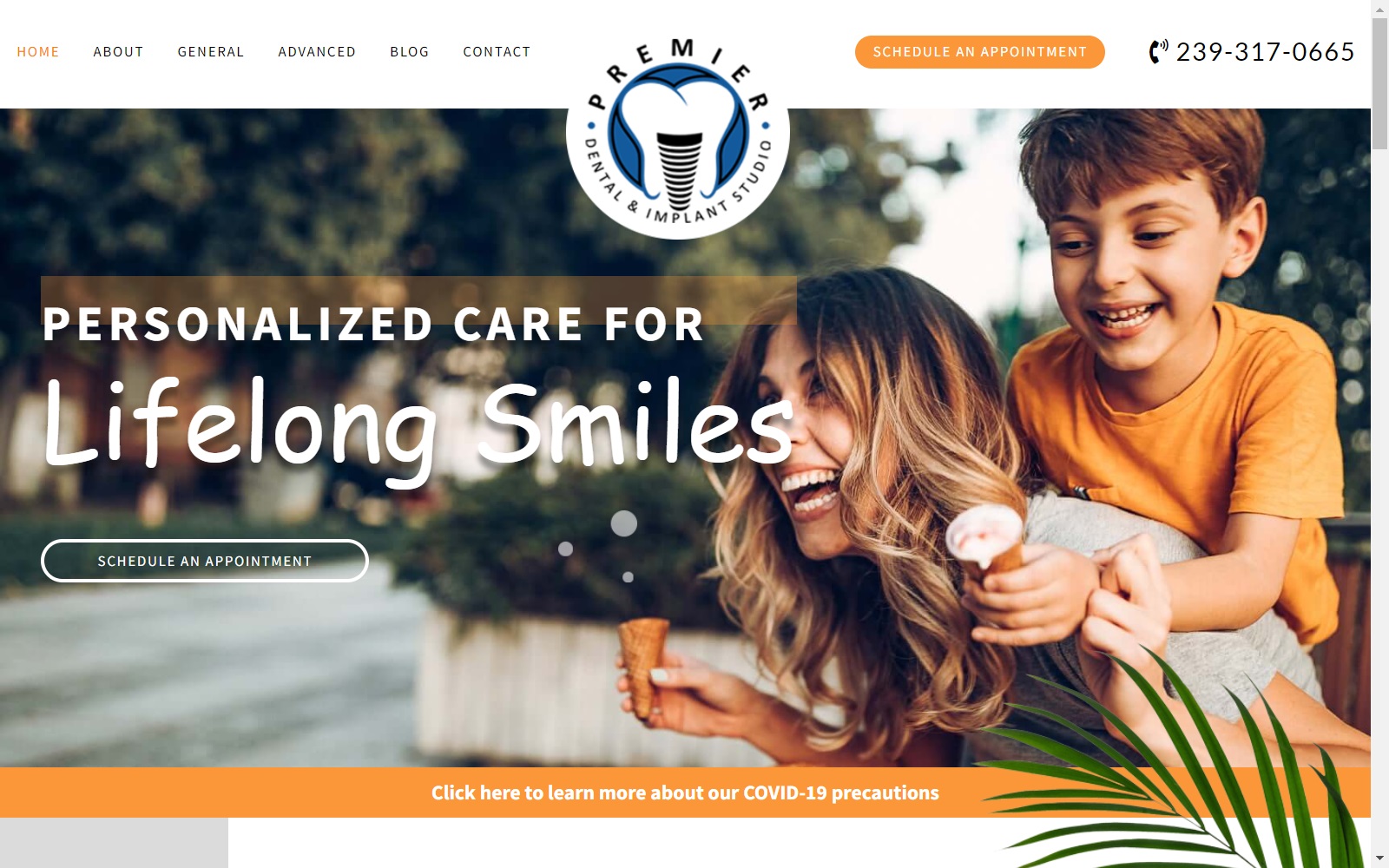 premierdentalstudio.com screenshot