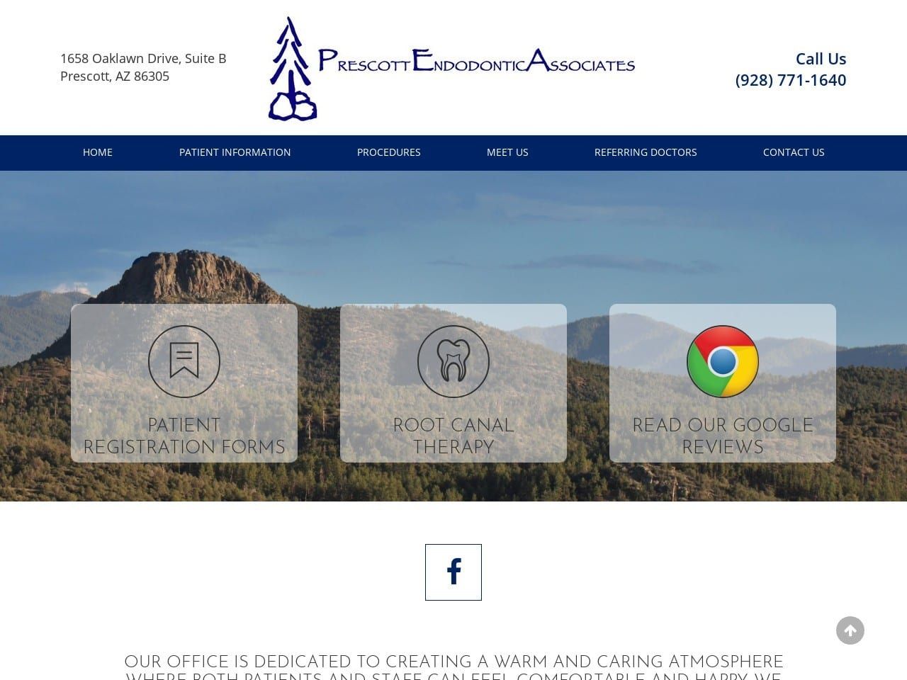 Prescott Endodontic ASSOC Pc Website Screenshot from prescottendo.com