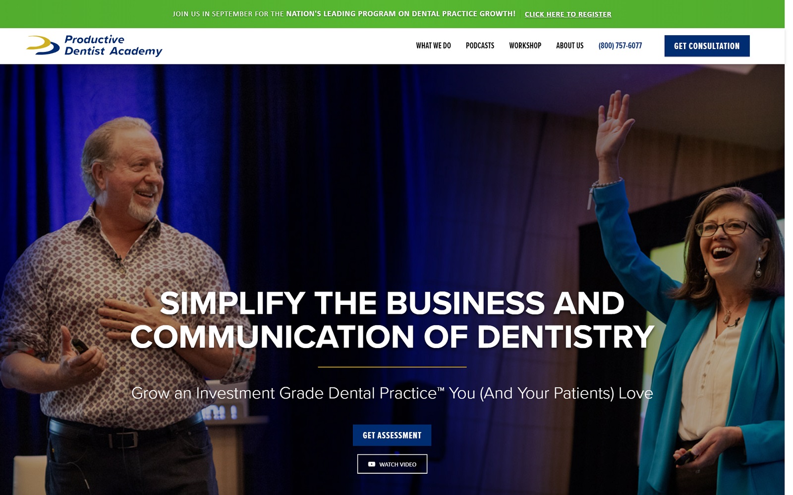 productivedentist.com screenshot