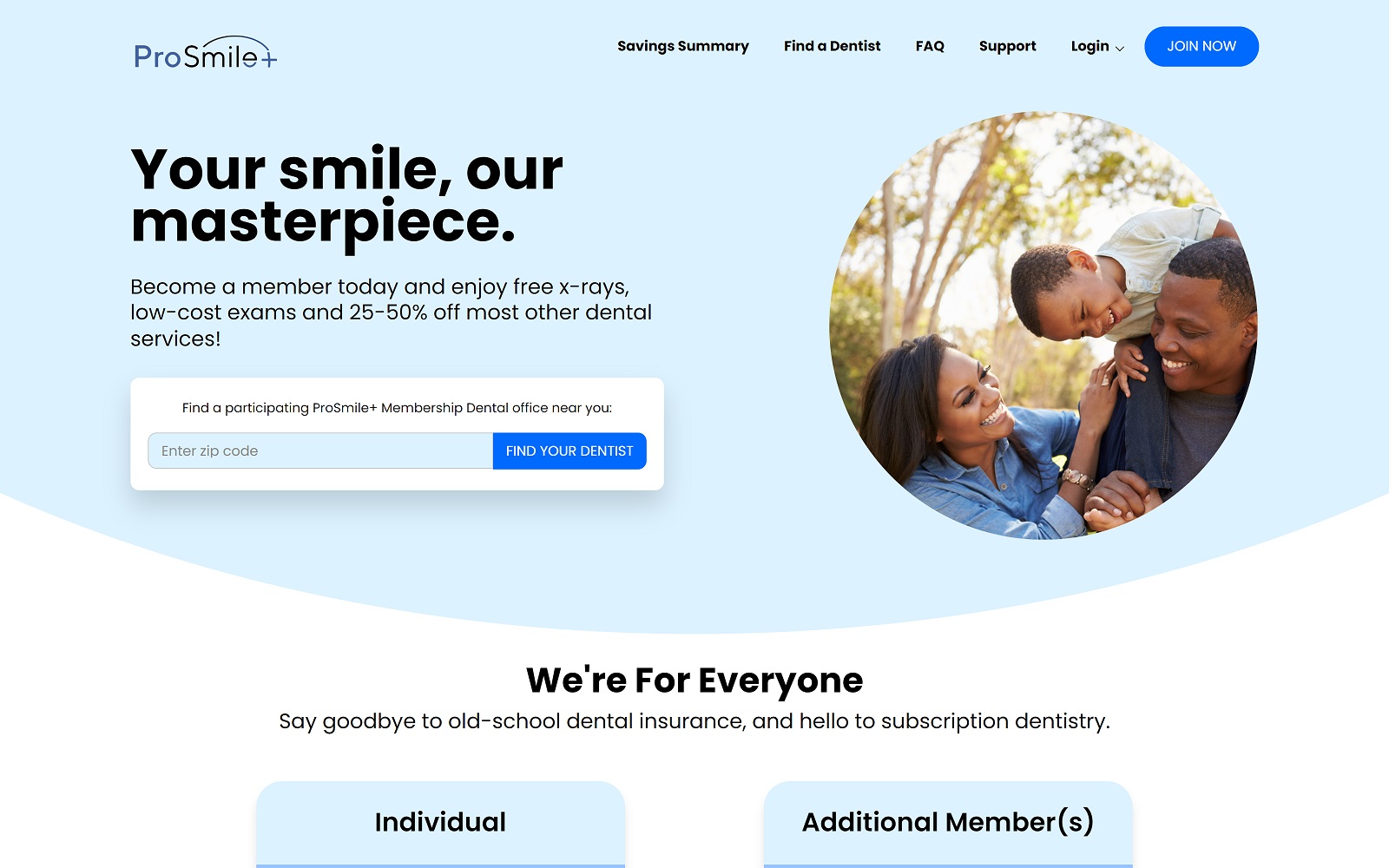 prosmilemembership.com screenshot