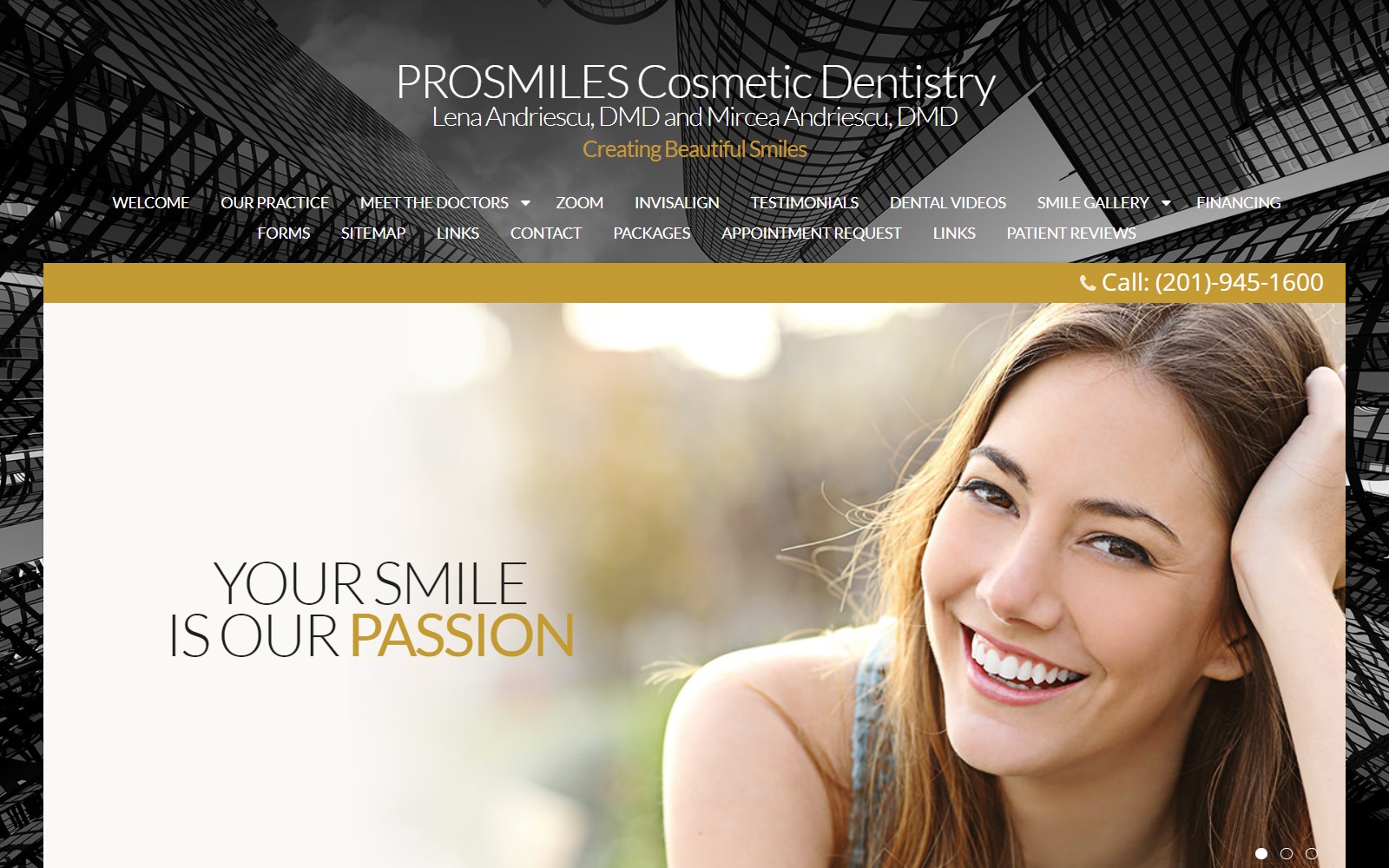 prosmilesnj.com screenshot