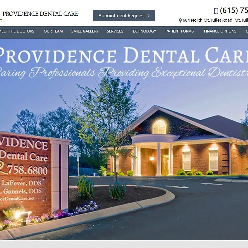 providencedentalcare.net screenshot