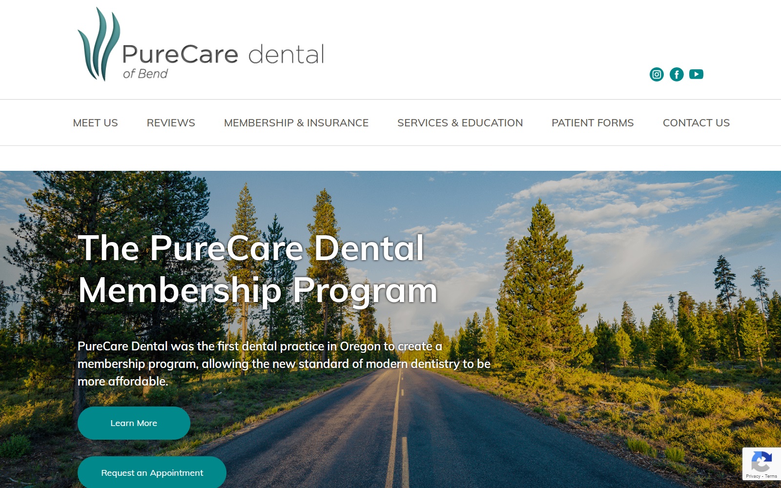 purecaredental.com screenshot