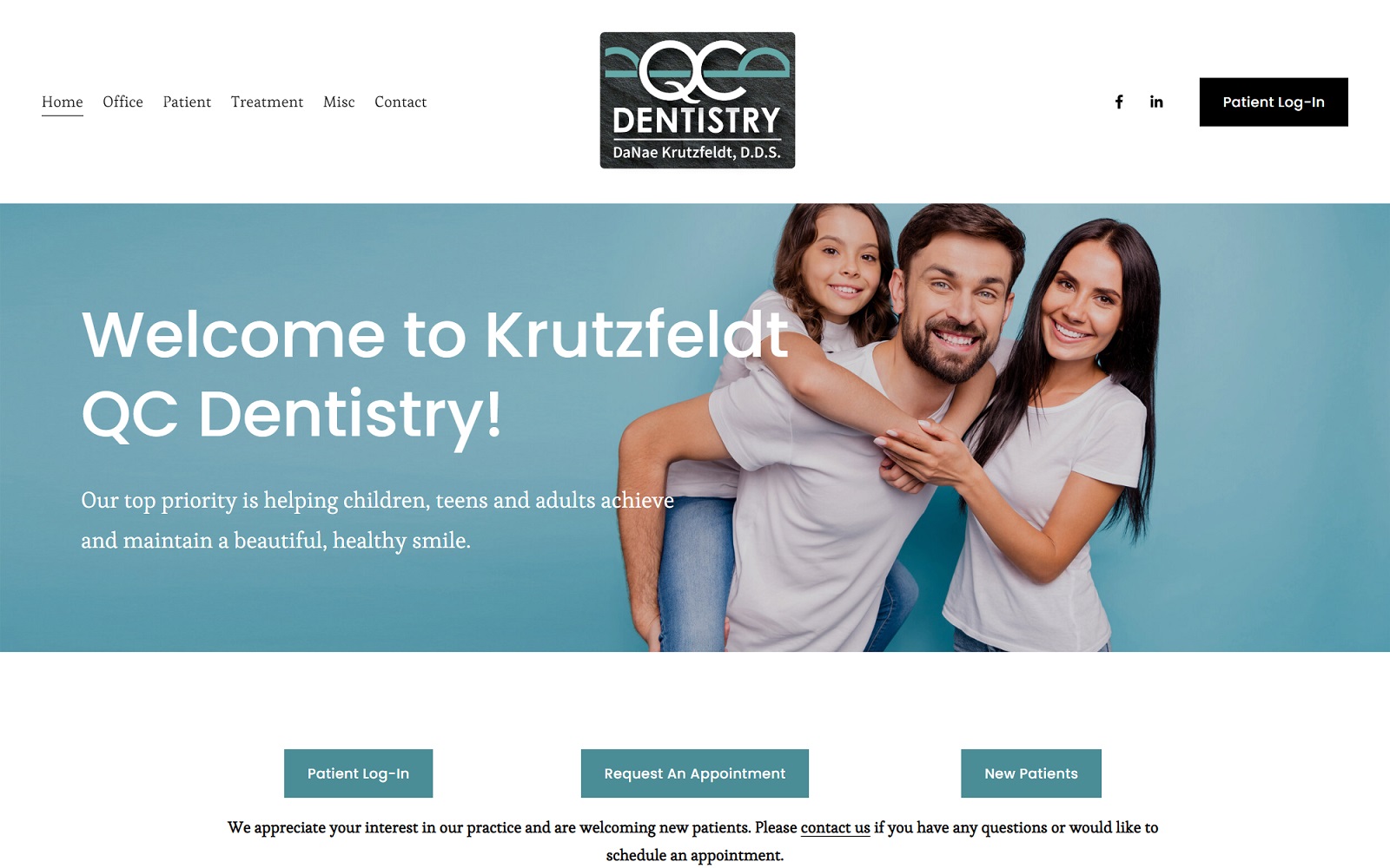 qcdentistry.com screenshot