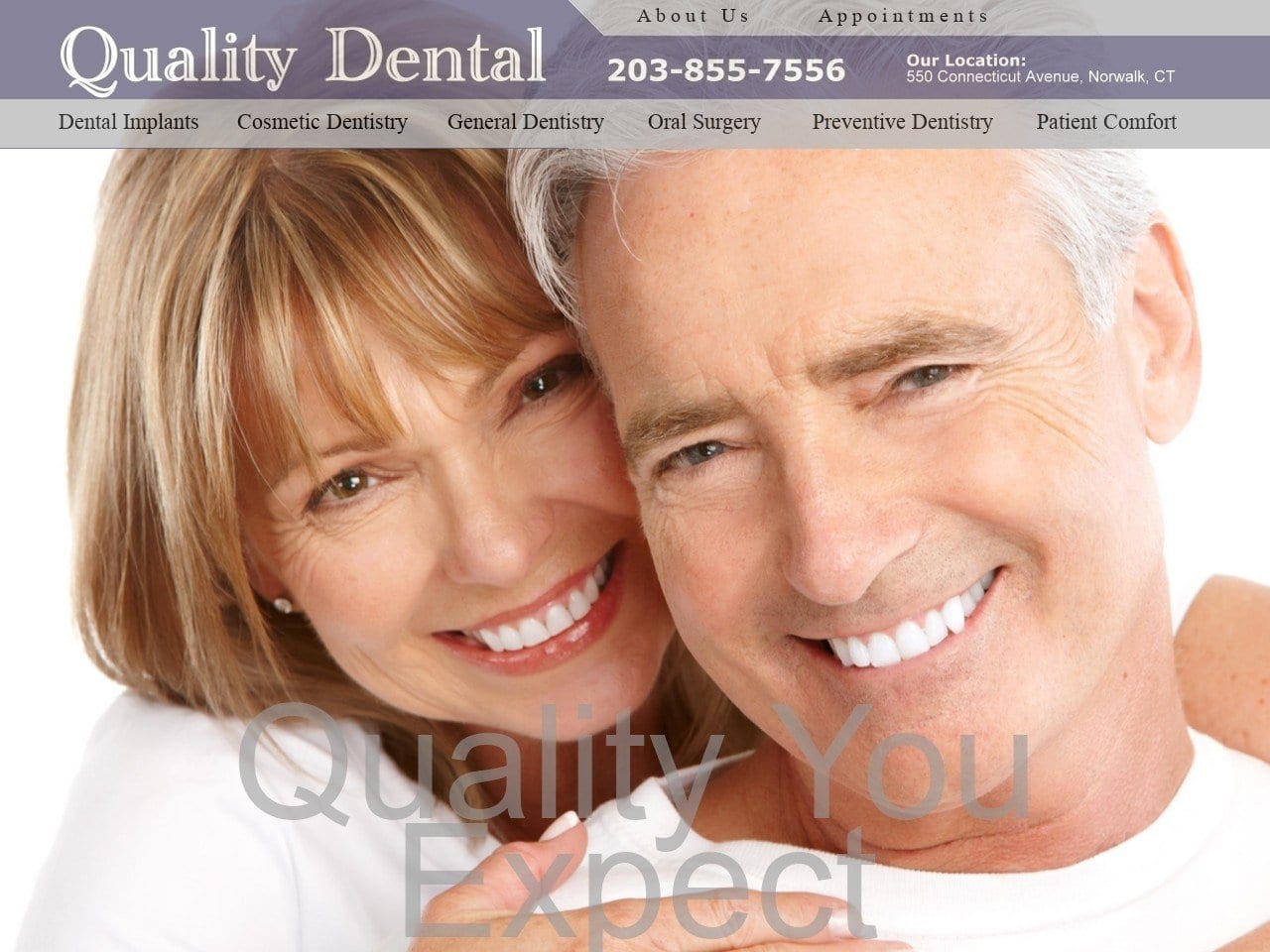 Ervin Agababaev DDS Website Screenshot from qualitydentalct.com