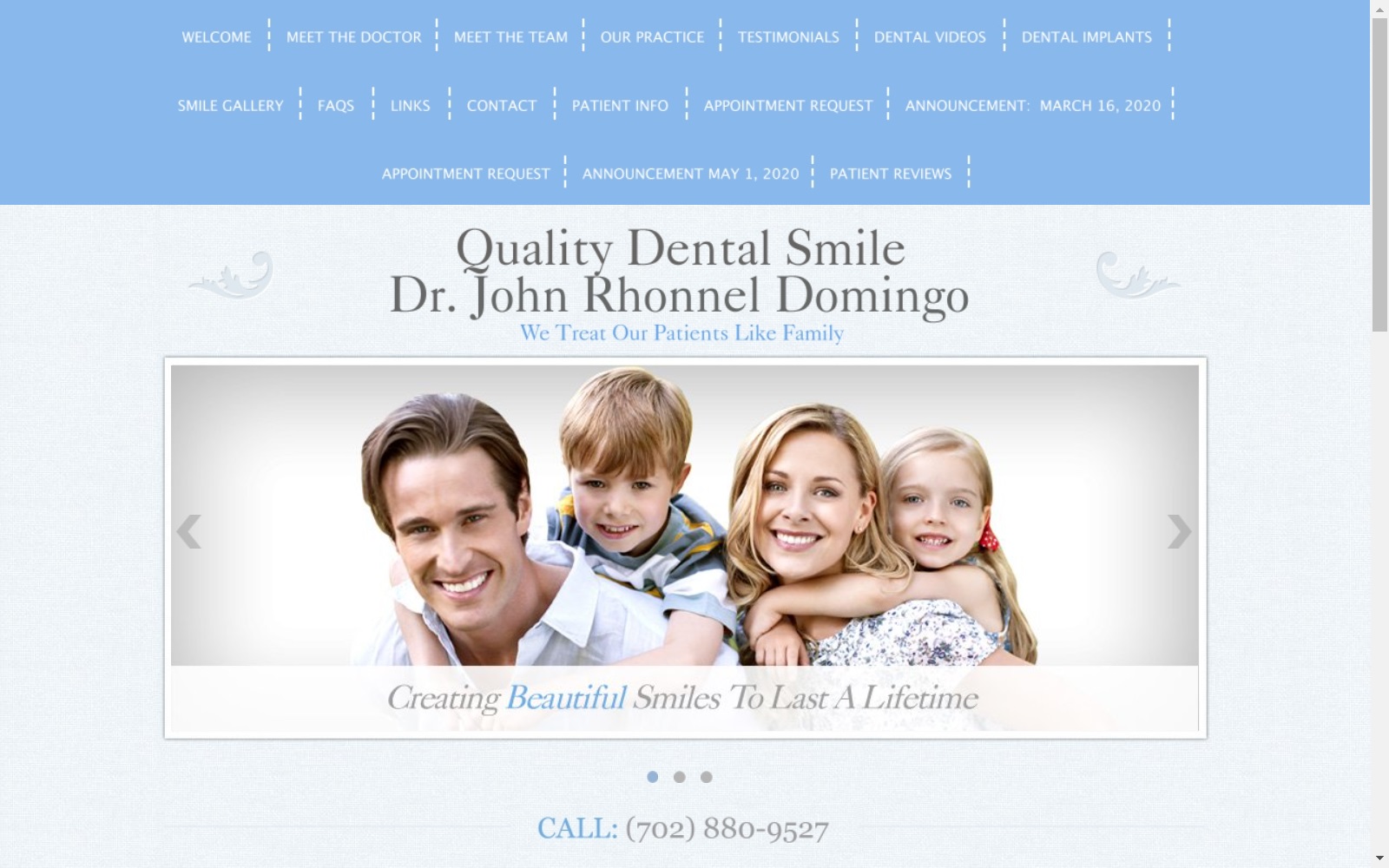 qualitydentalsmile.net screenshot