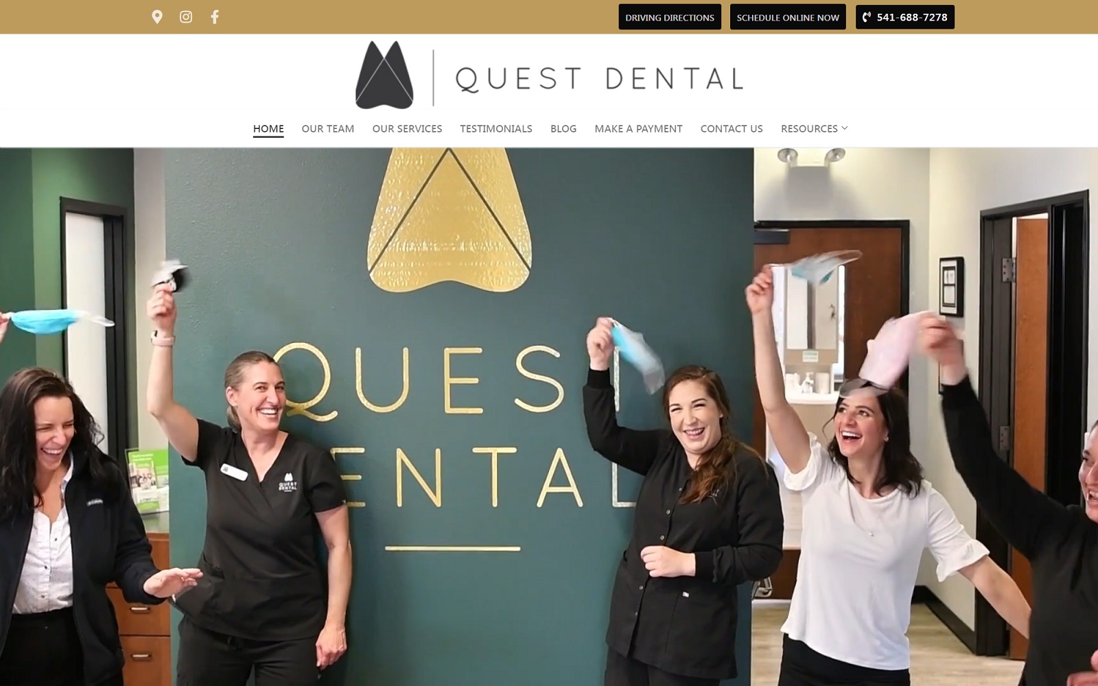 questdental.com screenshot