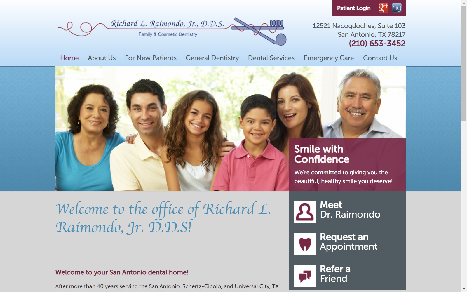 raimondodental.com screenshot