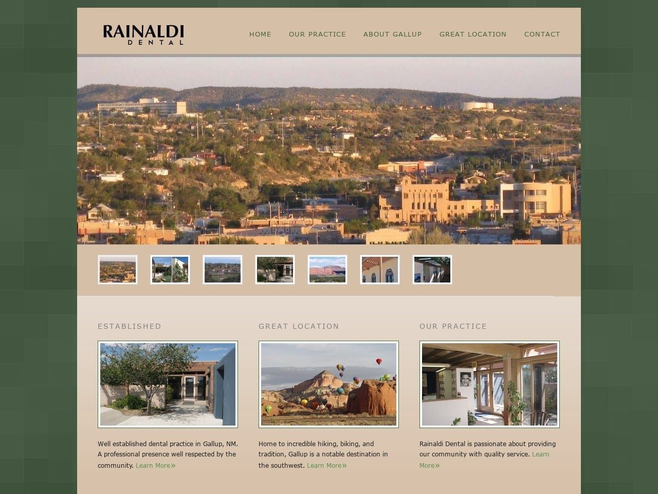 Rainaldi Lidio G DDS Website Screenshot from rainaldidental.com